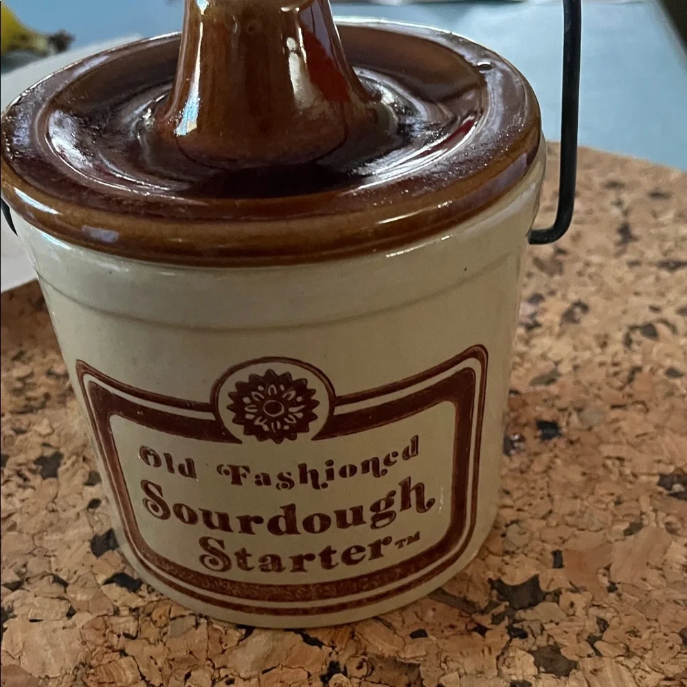 Price Firm!! Vintage!!! Old Fashioned Sourdough Starter Jar
